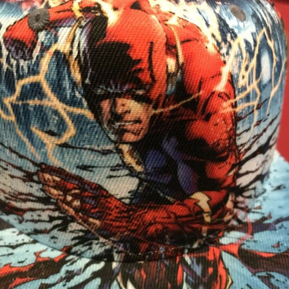 THE FLASH Sublimated Snapback Hat OSFM - Picture 5 of 8